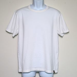 BELSTAFF - White 100% Cotton Classic Short Sleeve Crewneck T-Shirt - Men's Large